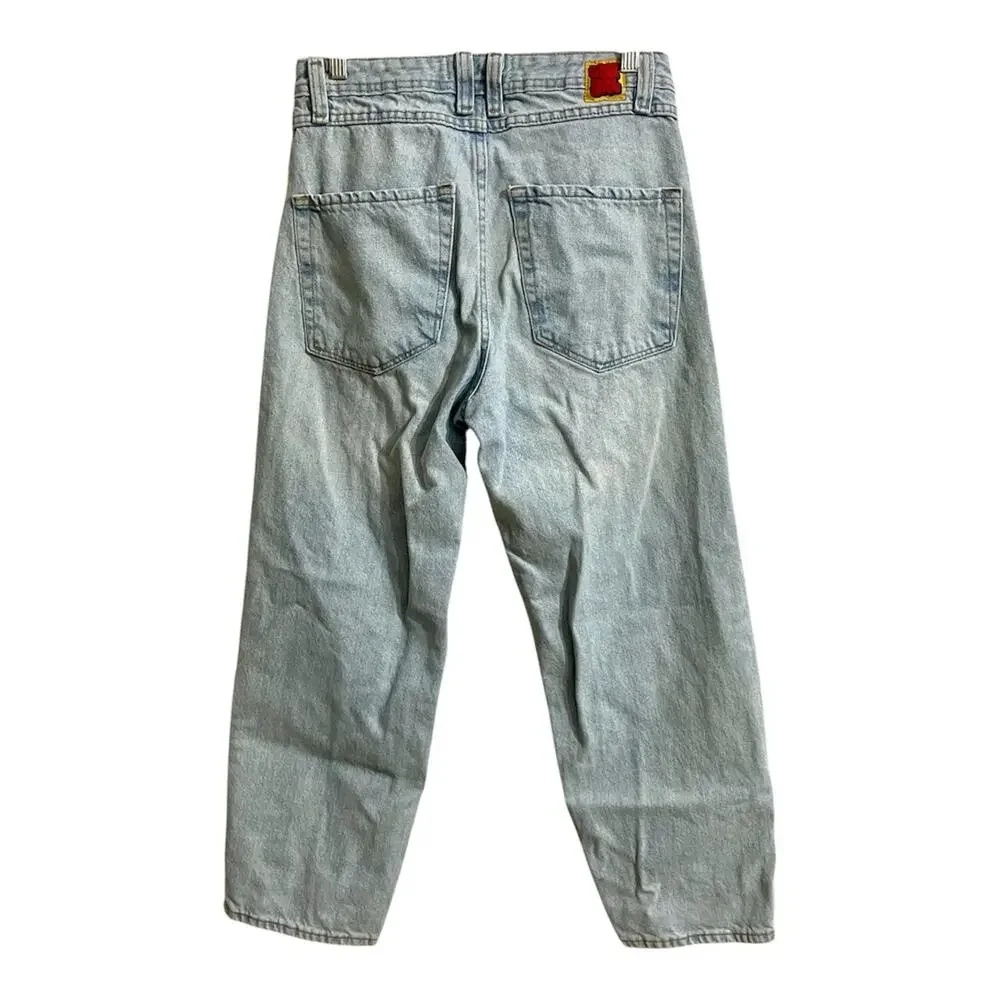 Empyre Relax Fit High Rise Denim Jeans Size 28 Blue Skateboarding Grunge Skate - Picture 2 of 9
